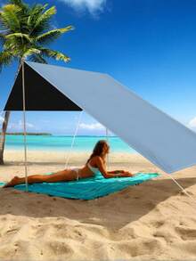 1 件全新防水遮阳篷帐篷，渐变绿曼陀罗图案 - 6 人多季节防水布帐篷，涤纶面料，适用于海滩、露台和花园，含绳索