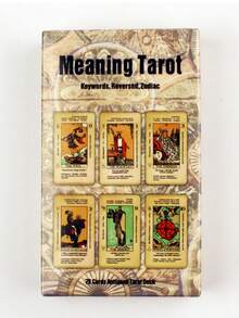 78 张/盒塔罗牌，有意义的塔罗牌，休闲娱乐棋盘游戏，流行棋盘游戏，棋盘游戏卡，圣诞礼物，派对游戏，纸牌游戏，塔罗牌，神谕卡 - 彩色 - 查看 6