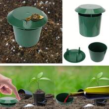 1 pièce Piège à escargots et limaces - Cage en plastique pour les légumes et les fleurs, contrôle des nuisibles sans danger, sans électricité ni batterie nécessaire, pièges à limaces pour le jardin