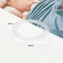 2 Stücke versilberte Brustschilde, 1 Paar versilberte Stillbecher, versilberte Stillbecher mit Schutzabdeckung, wiederverwendbare versilberte Stillbecher, anti-oxidative versilberte Stillbecher