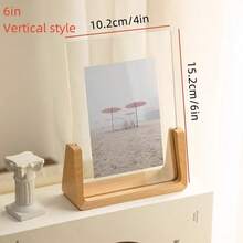 Customized Crystal Personalized Rectangular Photo Album Frame, Pet Commemoration, Wedding, Graduation Ceremony, Valentine's Day, Mother's Day, Thanksgiving, Teacher's Day Universal Gift, Always In My Heart, Customized Desktop Decorations For Parents/Young People/Lovers, Dining Table Decorations, Office Decorations, Bookshelf Decorations, Commemorative Gifts,Home Harmony - Multicolor - View 7