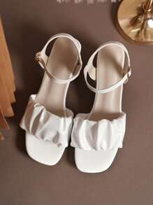 2025 Prom High Heel Dress Sandals For Teenagers, Comfortable & Versatile 6CM Heels