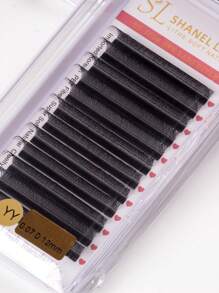 12 Rows 0.07 C/D/L Curl SHANEL YY 3DW 4DW Clover Lashes 8-15mm Automatic Flowering Premade Duoble Tips YY Handmade YY Cilios Type Natural Volume Eyelashes Extension