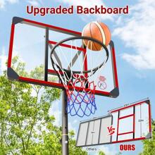 Portable Basketball Hoop 4.76-10ft Height Adjustable For Adults Gift For