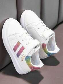 Youth Sneakers Girls Small White Shoes Casual Shoes For Girls, Spring/Autumn
