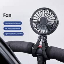 EIGIIS 1 Stück USB aufladbarer Oktopus Ventilator mit flexiblem Stativ, tragbarer, handgehaltener elektrischer Ventilator in Blau, Pink und Schwarz, abnehmbarer 3-stufiger Akku-Ventilator, bessere Kühlung für Auto-Sitz-Reise, perfektes Geschenk für Freunde