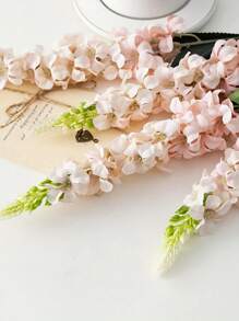 1/3pcs Snapdragon Delphinium Hyacinth Artificial Silky Flowers Long Stem Fake Flower For Wedding Engagement Home Outdoor Party Floral Arrangement Centerpiece Table Decoration