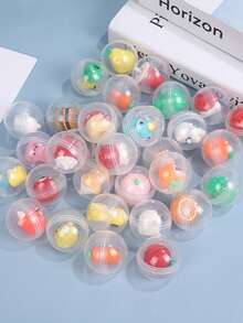 25/50 件混合迷你娃娃，袋装，非常适合口香糖机、庆祝赠品和神秘奖励、圣诞派对神秘礼物、玩具和节日礼物。 - 彩色 - 查看 8