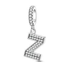 1 pieza Encantos con letra 26 caracteres alfabéticos en 3 estilos diferentes, cuentas de corazón plateadas y doradas, encantos para pulseras, collares, llaveros, cuentas para hacer joyas DIY, regalo único para amigos, familia y pareja