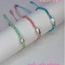 Fashion Woven Wish Stone Bracelet, Multi-Color Options, Minimalist & Versatile, Suitable For Various Occasions - Multicolor Wishing Stone Bracelet - View 1