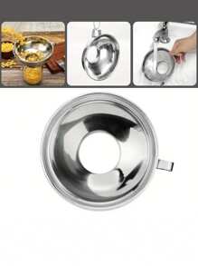 1PC Small Funnels For Filling Small Bottles 3 In 1 Stainless Steel Small Kitchen Funnel Set Transferring Essential Oils Liquid Fluid Spice Dry Ingredients Powder