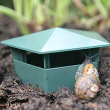 1 pièce Piège à escargots et limaces - Cage en plastique pour les légumes et les fleurs, contrôle des nuisibles sans danger, sans électricité ni batterie nécessaire, pièges à limaces pour le jardin