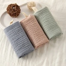 3/5 Pakken Baby Muslin Washandjes Voor Unisex Washandjesset Voor Baby Gezicht Lichaam Comfortabel En Zacht Voor Pasgeboren Baby's Kinderen Meisjes En Jongens
