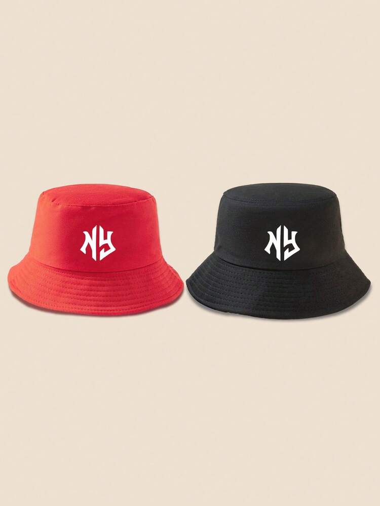 1 或 2 顶色彩鲜艳的男女通用“NY”标志情侣渔夫帽，适合户外旅行和钓鱼，是邮轮旅行的必备品，也是假日休闲时尚搭配的完美之选——理想的圣诞礼物。 - 多色400針 - 查看 4