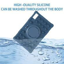 1 Custodia per tablet anti-caduta compatibile con M10 3rd 10.6" 2022/M10 FHD Plus/2a gen. 10.3" TB-X606/Honor Pad X8a/MatePad Se 11"/Redmi Pad SE 11", design a bolle pop-up a cartoni animati, antiurto con tracolla e penna (tablet non incluso)