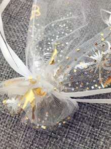 20/50pcs Small Organza Drawstring Bags, Polyester Jewelry Gift Pouches, Jewelry Gift Bags, Party Favor Bags, Sample Mesh Bags, Perfect For Wedding, Party, Travel Storage, Gift Bags And Party Bags, Hairclips, Jewelry, Earrings, Necklaces, Nail Art, Small Toys, Gift Packaging Bags, Back To School, Small Gift Bags, Souvenirs, Party Favor Bags, Graduation Gift Bags, Ideal For Teacher's Day Gifts, Mother's Day Gifts.