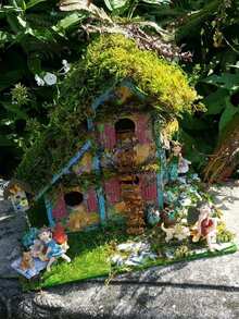 4/8pcs Artificial Grass Mat Square 15X15cm/5.9X5.9in Fake Turf Patch, Green Fake Grass Decor For Crafts, Artificial Garden Grass For Micro Landscape Cottage Miniature Ornament Projects, Model Turf Grass For DIY Fairy Garden Decor Kit, Micro Landscape Craft, Garden Decoration, Perfect Birthday Gift - Green - View 7