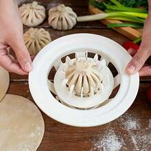 1 pieza Molde para empanadillas antiadherente - de plástico, diseño sin costuras y suave, adecuado para hacer pan y pasteles uniformes, herramienta de cocina práctica, artículo esencial para cocinar en casa, necesidad de repostería | Molde estándar para empanadillas | Utensilio de cocina, molde para empanadillas - Blanco - Ver 2
