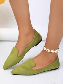 Women's Plus Size 3.5-4.5 US Size Black Gold Thread Pointed Toe Flat Slip On Shoes For Spring, Summer, Autumn, Fashion Casual Everyday Wear, Comfortable, Breathable, Versatile, Soft Bottom Loafers, Asymmetrical Pattern Canvas Shoes Suitable For Wide Feet, Order One Size Up Due To Fabric Batch Differences Which May Cause Minor Color Variations