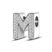 1 pieza Encantos con letra 26 caracteres alfabéticos en 3 estilos diferentes, cuentas de corazón plateadas y doradas, encantos para pulseras, collares, llaveros, cuentas para hacer joyas DIY, regalo único para amigos, familia y pareja