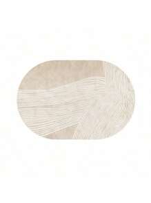 New Nordic Style Luxury Oval PU Placemat, High-End Waterproof Oil-Proof Heat-Resistant Dining Table Mat