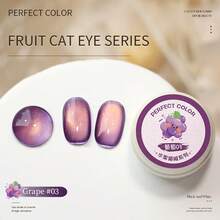 PERFECT COLOR 3克闪粉指甲油套装，全息猫眼凝胶指甲油，完美水果猫眼凝胶，UV凝胶美甲，适用于美甲沙龙和DIY，春夏限量版美甲 - 彩色 - 查看 16