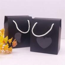 10pcs Black/Purple/White/Kraft Paper/Purple Window Hanging Rope Hand-Held Box
