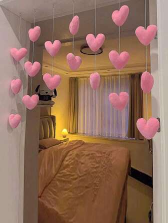 Pink Heart Shaped Door Hanger,Door Curtains, Cute Pink Heart Door Curtains, Partition Hanging Curtains,Kids Room Decor, Girls Room Decor,Valentine's Day Heart Hanging Ornaments Decoration, Door Curtain For Baby Room Decor,Baby Shower Decorations,Baby Shower Party Favors,Valentine's Day Gifts, Party Supplies,Home Decor ,Nursery Decor,Baby Shower Party Favors,Wall Decor,Birthday Decorations,Wedding Decorations,Mother's Day,Graduation