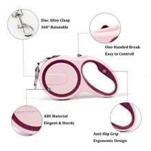 Haustier-Zugseil Hund Ein-Knopf-Bremse automatisch einziehbare Zugvorrichtung Haustier automatisch einziehbares Zugseil Hundelaufseil Hundekette Hundeleine Hundelaufartefakt