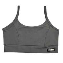 Summer Fitness Set Shorts With Pocket And Strappy Top - Grey - View 4