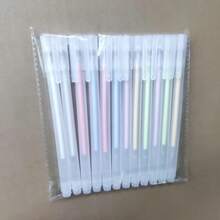 圆点图案凝胶笔形胶棒，儿童圆点记号笔，办公室用，计划用，快干，彩色圆点胶笔，学生用，创意返校 - 彩色 - 查看 7