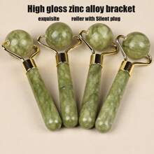 1pc Stone Made Beauty Roller Massager For Face, Body And Eyes, Skin Care Tool For Home And Spa
