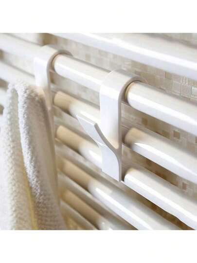 1pc/4pcs Heated Towel Rack Hooks, Simple Belt Hanger Rack, Bathroom And Kitchen Hanging Hooks