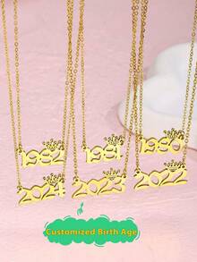 1pc Exquisite Popular Shiny Pave Zirconia Heart Bear & Initial Letter Pendant Necklace A-Z Customized Name Alphabet Necklace Suitable For Girl's Daily Life, Festival, Jewelry, Wedding, Party Gift Accessories - Multicolor - View 1