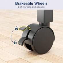 Sports Equipment Garage Organizer Ball Storage Rack With Wheels Basket And Hooks For Basketballs Footballs Volleyballs In Gym Playgroup And School - Black - View 7