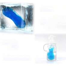 Cooling Eye Mask, Ice Pack For Hot & Cold Therapy, Relieves Eye Fatigue, With Reusable Inner Cooling Pad - Blue - View 1