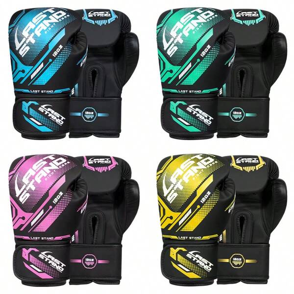 Thick Kickboxing Gloves Pair Adult Training Boxing Gloves For Men And Women, Muay Thai Martial Arts Competition