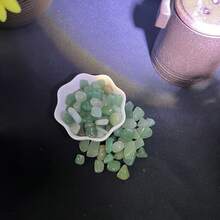 100g Natural Small Particle Donglingyu Quartz Crystal Gravel, Aquarium Substrate, Mini Crystal Stones, Add Natural Flavor To Your Aquarium, Small Aquascaping Stones - Green - View 12