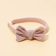 1pc Cute Fabric Bow Headband, Fashionable Headband Accessory, Minimalist Hair Clip Head Decor