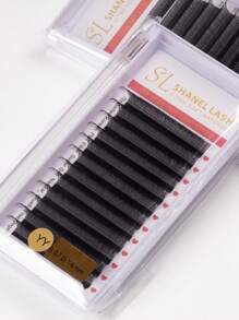 12 Rows 0.07 C/D/L Curl SHANEL YY 3DW 4DW Clover Lashes 8-15mm Automatic Flowering Premade Duoble Tips YY Handmade YY Cilios Type Natural Volume Eyelashes Extension