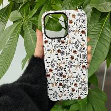 Funda para phone 6, 15, 14 y 13 con diseño navideño floral de abeja. Funda antigolpes con adorable diseño de abeja. Protección elegante y duradera. ¡Para amantes de las abejas! (Abeja floral, compatible con phone 6). 1 unidad. - Gris - Ver 1