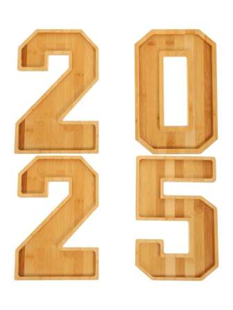 Number Tray, Wooden Deli Number Fill In Board Box, Fruit Cheese Platter, Vegetable Food Tray, Cooking Food Tray, Reusable Home Decoration Tray, Birthday Party Decoration Supplies