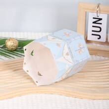 10PCS Najlepsze życzenia Elegancki Jednorożec Cukierki Torba, Weselne Przyjęcie Pudełko Upominkowe Z Wstążką Torby Prezentowe Czekoladowe Cukierki Opakowania Pudełka Prezentowe, Seria Karuzeli Urodzinowe Przyjęcie Pamięć, Pojedyncze Przyjęcie