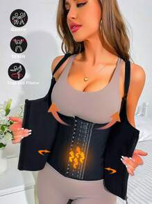 Cinturón deportivo para abdomen para mujer/hombre, entrenador de cintura de goma de cloropreno que absorbe el sudor, modelador corporal, apto para corsé de ejercicio, cinturón de cintura apto para ejercicio doméstico, deportes y caminata