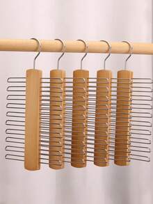 1个木制领带架，20槽领带收纳架，360°旋转，节省空间，适用于衣橱领带、腰带和围巾挂架，采用优质榉木制成，天然木色，是送给男友或父亲的完美礼物，多功能领带和领结架，大容量收纳，可悬挂20条领带，男士衣橱收纳必备品。