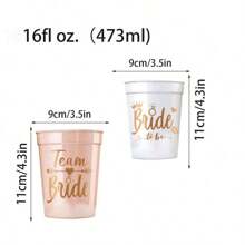 Bachelorette Party Cups Reusable Plastic Tumblers For Bridal Showers, Wedding Receptions, Pool Parties, Trips, Last Hurrah Celebrations, Summer BBQ, Hen Do Favors, Bachelorette Survival Kit Accessories, Tropical Luau, Christmas Night, BFF Gifts, Bachelorette Photo Props, Drinkware For Bride , Engagements, Christmas Reunion, Birthday Pool Party Cups