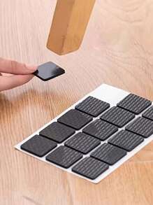 15/30pcs Anti-Noise Chair Leg Protectors, Non-Slip Furniture Pads For Dining Chairs And Tables, With Metal Finish Type - Other Types For Quiet Home Environment