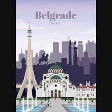 1pc/3PCS Images A Wall Arts Posters Modern Travel Amsterdam Tokyo London Iceland Bali Vancouver Travel Posters And Prints Modern Wall Art City Painting Landscape Oil Painting Frameless/Framed Canvas Art ,Wall Art With Frame