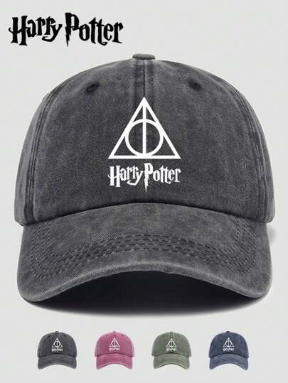 Harry Potter Harry Potter Deathly Hallows Baseball Cap, Unisex Casual Sun Hat