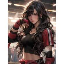 1pc/3PCS Wall Arts Posters Girl Kimono Samurai Knife Poster Cute Anime And Manga Girl Samurai Canvas Painting Printed Wall Art Pictures Suitable For Children's Room Home Decoration, Frameless/Framed ,Wall Art With Frame